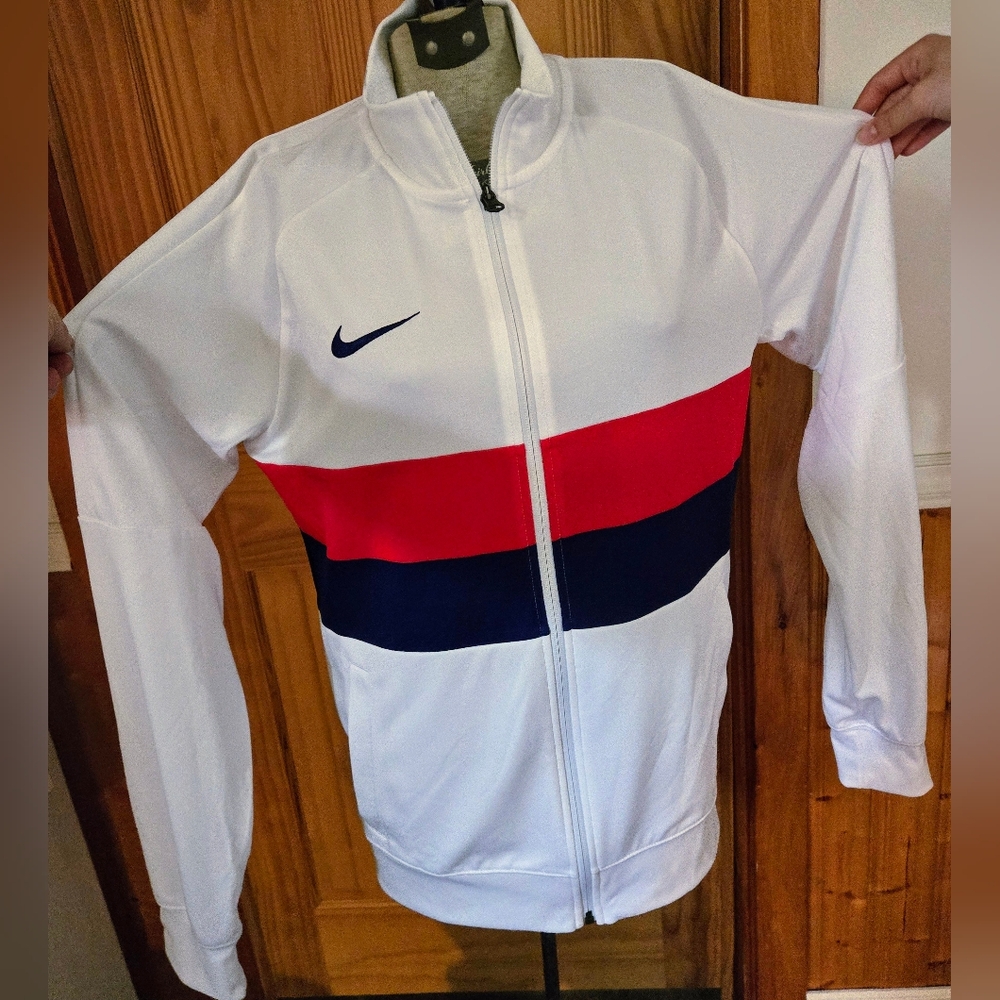 NIKE Dri-Fit Track Jacket Zip Up National Soccer Team USA Spring Coat ⚽️🔥🔥